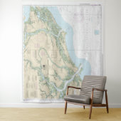 ストーノ川と北エジスト川の航海のチャート11522 タペストリー (インサイチュ)