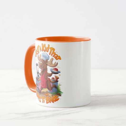 ストーブで支えるムースシェフ マグカップ (正面左)