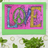 ストーブのキッチンタオルを愛する キッチンタオル (折り畳み)