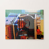 ストーブの銅のやかん ジグソーパズル (横)