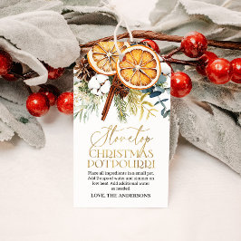 ストーブトップ ホリデー クリスマス シンメリング ポプリ ギフトタグ