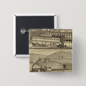 ストーブ工場、建具店 缶バッジ (正面&裏面)