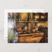 ストーブ – 夕食の何 ポストカード (正面/裏面)