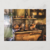 ストーブ – 夕食の何 ポストカード (正面)