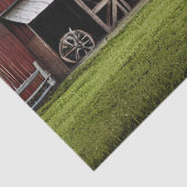 ストーミーの空の下の大きな赤い納屋 薄葉紙 (詳細)