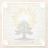 「ストーミーアート」 ガラスコースター (裏面)