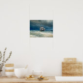 ストーミーウォーターズと沿岸のシーンIvan Aivazovsky ポスター (キッチン)