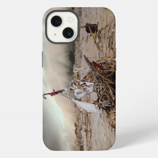 ストーミーシップ iPhone 7 & 8 ビーチフォトグラフィー iPhoneケース (裏面)