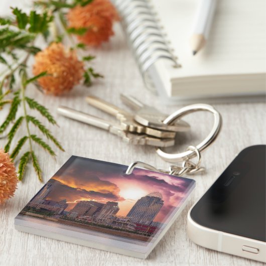 ストーミーシンシナティ素晴らしアメリカンボールパーク キーホルダー (正面右)