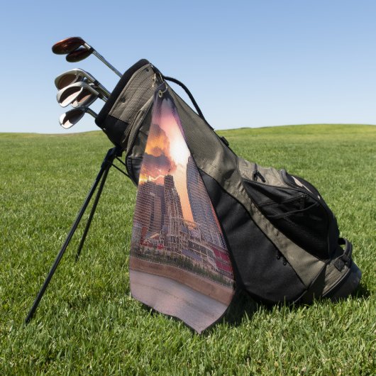 ストーミーシンシナティ素晴らしアメリカンボールパーク ゴルフタオル (グリーン)