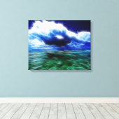 ストーミーシーキャンバスプリント キャンバスプリント (インサイチュ (ウッドフロア))