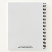 ストーミーシーライトハウススパイラルノート ノートブック (裏面)