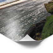 ストーミースカイオーバーインディアンリバーブリッジ フォトプリント (角)