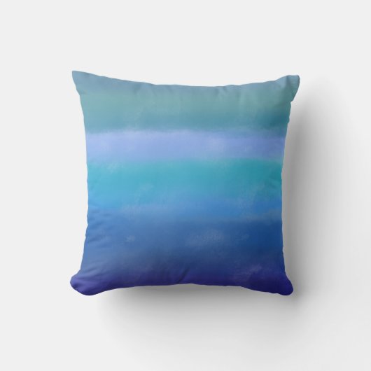 ストーミースカイズ抽象芸術アート クッション (正面)