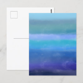 ストーミースカイズ抽象芸術アート ポストカード
