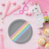 ストーミースカイ&レインボー紙プレート ペーパープレート (パーティー)