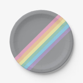 ストーミースカイ&レインボー紙プレート ペーパープレート