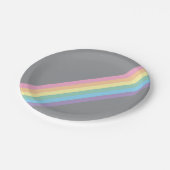 ストーミースカイ&レインボー紙プレート ペーパープレート (アングル)