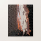 ストーミーテキサス州サンセット ジグソーパズル (縦)