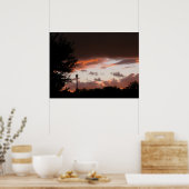 ストーミーテキサス州サンセット ポスター (キッチン)