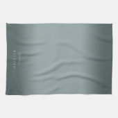 ストーミーブルーグレグラデーションー キッチンタオル (横)
