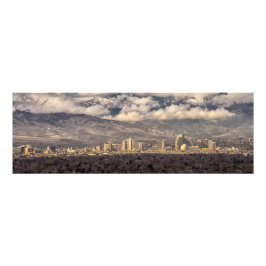 ストーミーモーニングオーバーレノ フォトプリント           