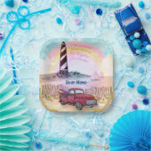 ストーミーライトハウストラック ペーパープレート (パーティー)