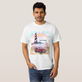 ストーミー灯台のトラックデザイン Tシャツ (正面フル)