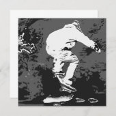 ストームに乗る – スケートボーダー (正面/裏面)