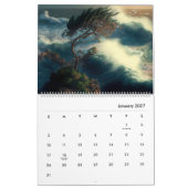 ストームの抱擁：トレ威厳のあるーパインズ カレンダー (1月 2027)