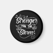 ストームより強いやる気を起こさせるクラシック引用文 マグネット (正面)