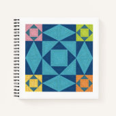 ストームアットシーキルトスクエアノート ノートブック (正面)