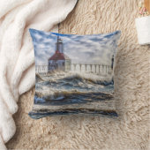 ストームアットセントジョセフライトハウス クッション (ブランケット)