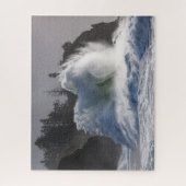 ストームウェーブアットケープ失望灯台 ジグソーパズル (縦)