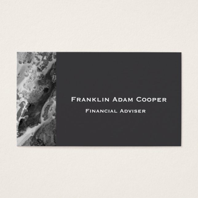 ストームクラウドグレー抽象芸術花崗岩 (正面)