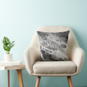 ストームクラウドグレー抽象芸術花崗岩 クッション (椅子)