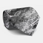 ストームクラウドグレー抽象芸術花崗岩 ネクタイ (ロール)