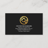 ストームクラウド電気稲妻が電気技師を襲う 名刺 (裏面)