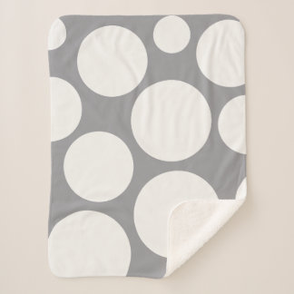 ストームグレー居心地の良い毛布 シェルパブランケット