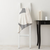 ストームグレー居心地の良い毛布 シェルパブランケット (インサイチュ)