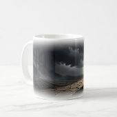 ストームゲートの寂寥 荒野の境目マグカップ コーヒーマグカップ (正面左)
