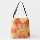 ストームスタイリッシュクラウドエフェクトオレンジ クロスボディバッグ (裏面)