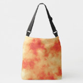 ストームスタイリッシュクラウドエフェクトオレンジ クロスボディバッグ (正面)