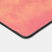 ストームスタイリッシュクラウドエフェクトピーチオレンジ デスクマット (コーナー)