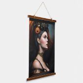 ストームスチームパンク美しいのウォッチャーby Xzendor7 吊り下げ型タペストリー (傾斜あり)