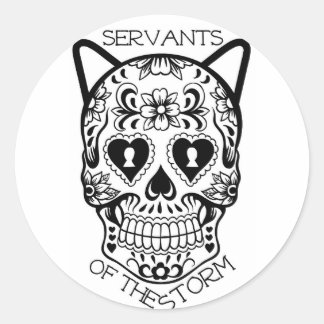 ストームステッカーの使用人 ラウンドシール