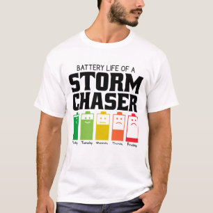 ストームチェザーのバッテリー寿命 Tシャツ