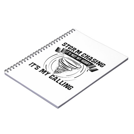 ストームチェザーギフト |嵐の追跡稲妻趣味 ノートブック (左側)