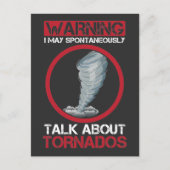 ストームチェザーサイクロンハリケーン・ハンター天気 ポストカード (正面)