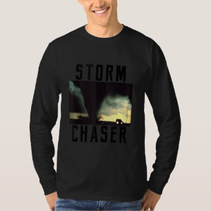 ストームチェザートルネード天気予報イメージ Tシャツ